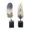 Hodisplay Indoor Decorative Crafts Home Decoration Resin Artificial Feather With Base