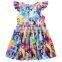 2020 Summer Girls Dress Print Cartoon Wholesale Children's Clothing