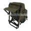 Custom outdoor waterproof fishing backpack bag tackle bags with steel stool