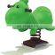 Small-scale kids  plastic swings pool slide