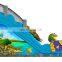 The Nile Valley Crocodile river animal theme inflatable bounce house with slide for kids