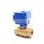 CWX-15N 1/2 DN15 electric DC12V 24V brass  ball valve without manual override