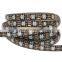 DC5V black PCB  144 Pixels  Individual Addressable WS2812B 5050 RGB Dream Color  LED Strip Light