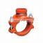 FM fire fighting ductile cast iron di grooved pipe fitting concentric reducer
