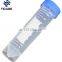 High transparency PP material ogival bottom screw top 15 ml centrifuge tube for lab