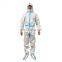 Anti static lightweight medical disposable protective isolation coverall hazmat suit clothing pp PE for personal protection