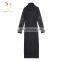 Women Winter long Coat Embroidery Design Knitted Coat