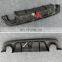 Carbon Fiber Style Car Bumper Rear Diffuser And Rear Spoiler Bodykit Carbon Fiber Rear Lip With Light For Infiniti QX50 QX50L