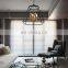 Black Colour Industrial Pendant Light Vintage Retro for Living Room Decoration