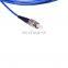LC-FC Spiral Armored Single Mode Simplex Duplex LSZH PVC Fiber Jumper Breakout Armored Fiber Optic Patch Cord