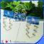 Tree shape handle with logo printed on binder clip 25mm