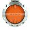 DN100 150 200 250 300 special aluminum alloy dust butterfly valve for cement Pneumatic powder butterfly valve