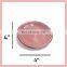 Pink Ceramic Jewelry Dish with Gold Rim Circle Trinket Tray Home Decor Wedding Birthday Gift for Her Desk Organize