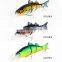 3 colors 23cm 82g Hot Sale Hard Plastic Multi-Joint Minnow for Freshwater Saltwater