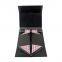 luxury customized folding clear packaging wig box with logo contact lenses design rose gold eyelash packaging box