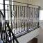 decorative exterior metal long porch handrail safe luxury wrought iron black balcony railing for house