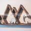 Large Handmade Wood Wall Mounted Mountain Shape Shelf Home Decorative Floating Shelves 72x35x9cm