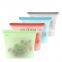 Reusable eco-friendly BPA free nontoxic silicone food storage bag