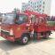 Sinotruk 3 ton crane truck howo homan 4x2 6 wheel truck with 2ton 3.2ton 3.5ton crane