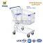 Asia Style Small Shopping Carts With Wheels Customized Shopping Cart 45l- Asia Shopping Cart/Supermarket Trolley