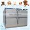 stainless veterinary hospital mortuary refrigerator for four body