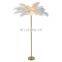 Feathers Lamp For Wedding Party Pieces Decoration Home LED Floor Lamp