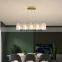 Hotel Villa Project Decorative Pendant Lighting Indoor Luxury Glass Chandelier Postmodern Ceiling Pendant Lamp