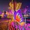 Beautiful China artificial lantern festival colorful  lantern show