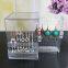 Acrylic Jewelry Storage Box Earring Display Stand Organizer Holder with 3 Vertical Drawer