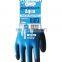 WG-318 Blue Nylon Latex Fully Foam Coated Waterproof Garden Work Gloves