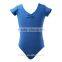 Hot Sale Short Sleeve Cotton Lycra Gymnastics Leotards Children