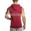 Men's Sleeveless Hoodies Custom Cotton Drawstring Blue Tie Dye Sleeveless Pullover Hoody