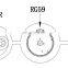 TV Aerial HD-SDI RG59 + RS485 Date Communication Cable For CCTV System