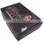 black luxury corrugated box shipping mailer box hair extension box