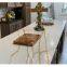 Code：8837，Calacatta artificial stone quartz slab kitchen countertops