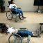 Wheelchair can be adjusted 90-180 ° for lying flat wheelchair