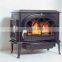 british standard fireplace with the glass