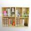 2015 New Design 6 Cube Modern Wood Bookcase,retail store display