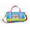 Twill Cotton with Cartoon Dog patch children kids duffel bag