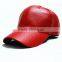 PU Leather Baseball Cap Biker snapback Hats