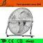 Factory Hot Sell 18" Powerful High Velocity Chromed Metal Floor Fan