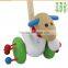High Quality Lower Price Toddler Toys Wooden Aminal Pull and Push Toy