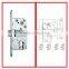 High-grade aluminum alloy door lock body