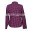 Pink lady tops shirts designs dress female apparel suppliers guangzhou factory