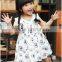 100% cotton children girl suit dress summer baby girl dress OEM service