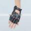 genuine leather fingerless sports gloves for women