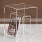GH-RZ596 acrylic magazine rack, acrylic slat wall magazine rack ,customized acrylic magazine display rack