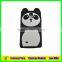 Black and white panda Custom Silicone 3d phone back cover case for Huawei Ascend G700 phone back cover