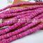 Natural Coral dyed beautiful color Loose cylinder Beads