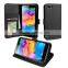 5.5 Inch Phone Leather Case For HuaWei Honor 4X Case For Honor 4X Wallet Case Black